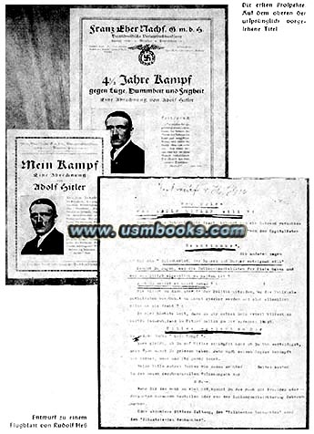 Mein Kampf MANUSCRIPT